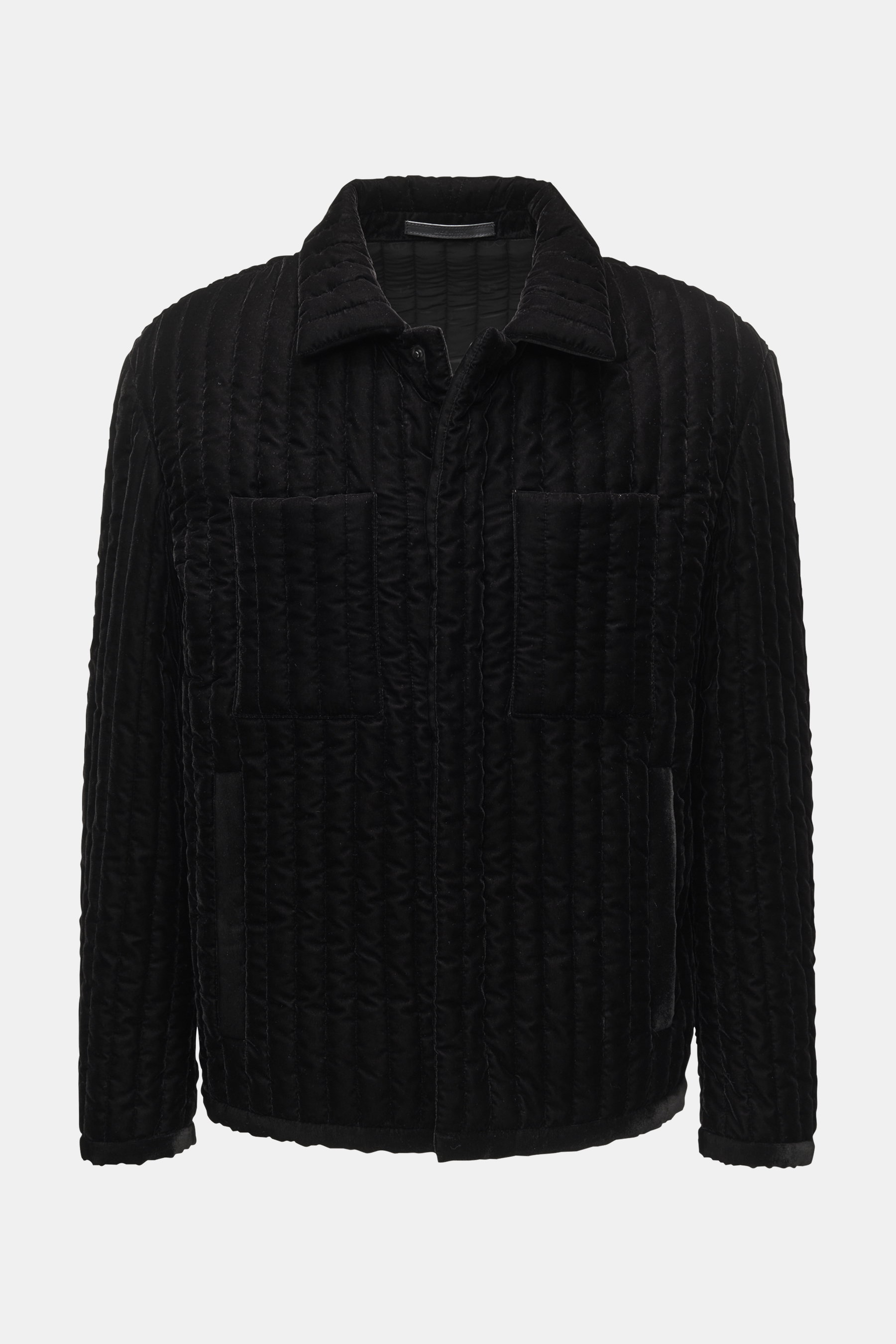 Giorgio Armani Samtjacke schwarz