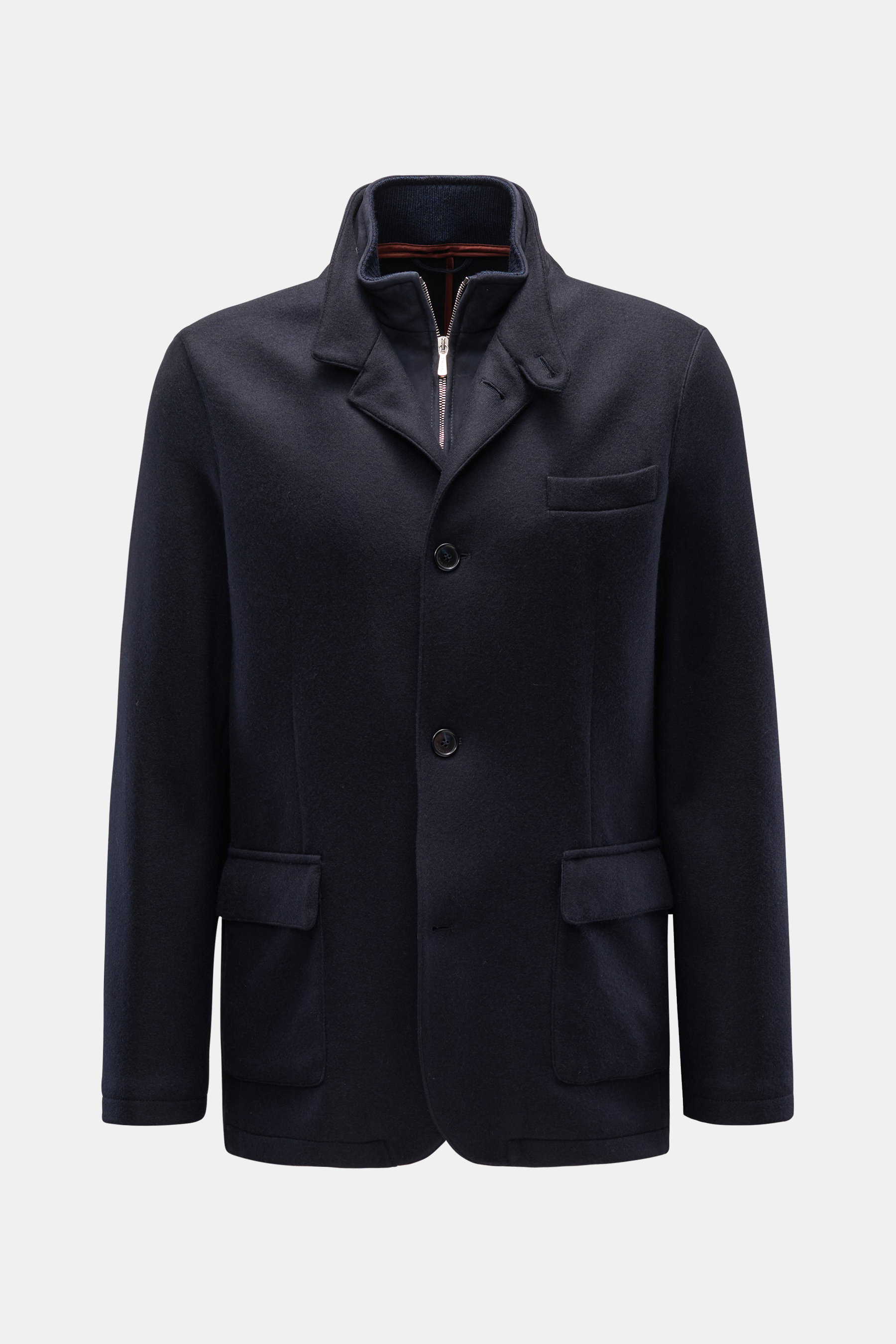 Mandelli Cashmere Jacke dark navy