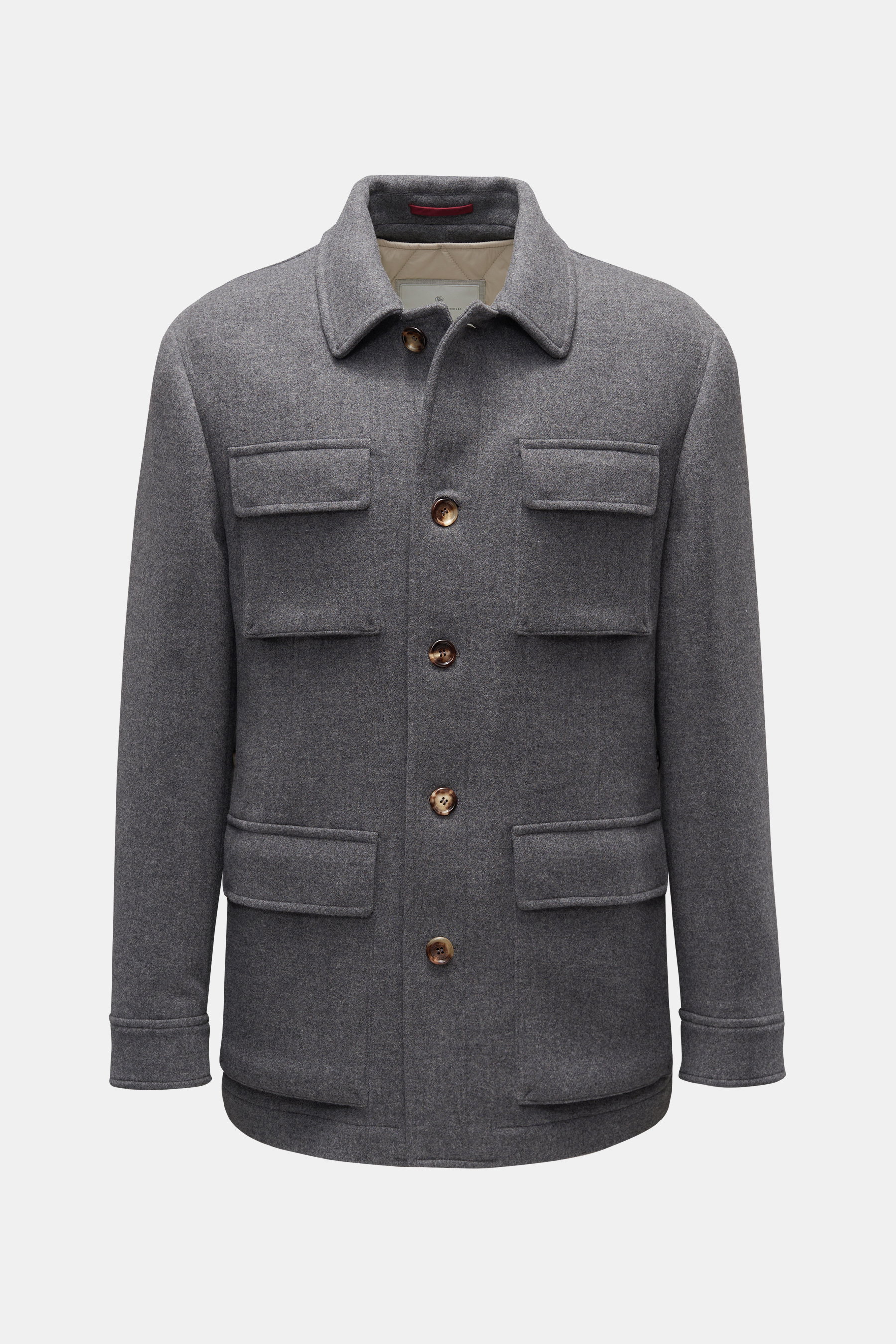 Brunello Cucinelli Jacke grau
