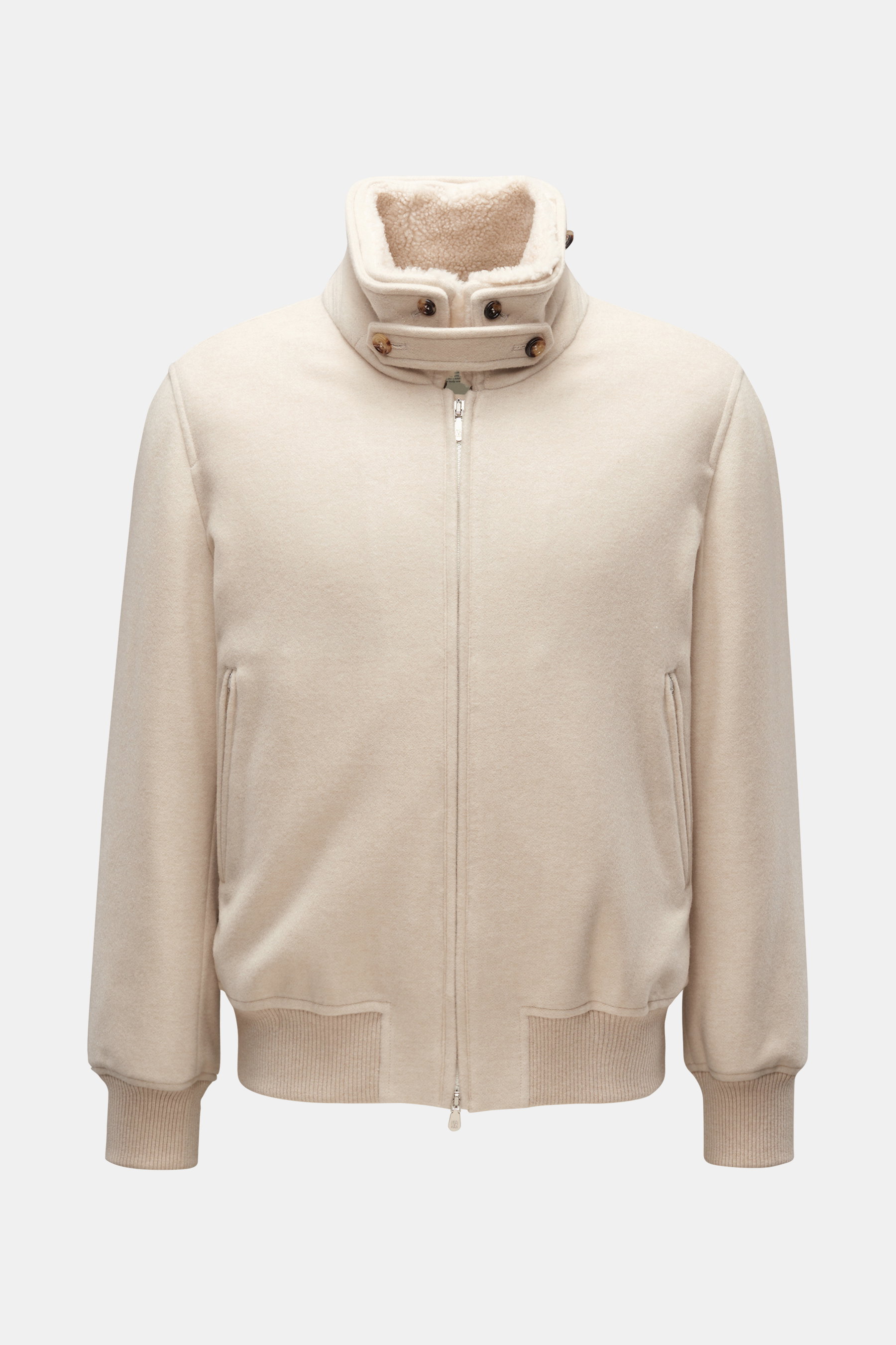 Brunello Cucinelli Cashmere Blouson creme