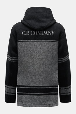 C.P. Company Jacke 'C.P. Duffel' schwarz/hellgrau