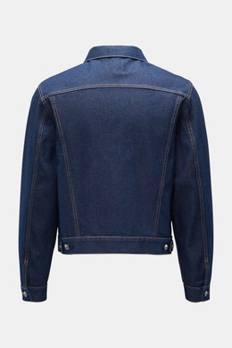 Maison Kitsuné Jeansjacke 'Trucker' navy