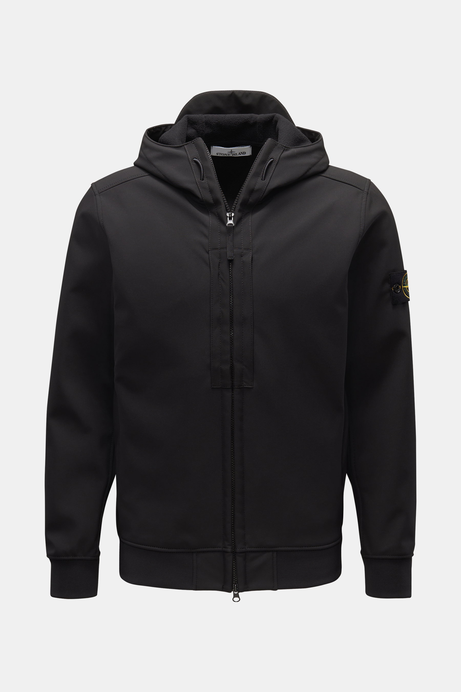 Stone Island Softshell-Blouson 'Soft Shell-R e.dye Technology' schwarz