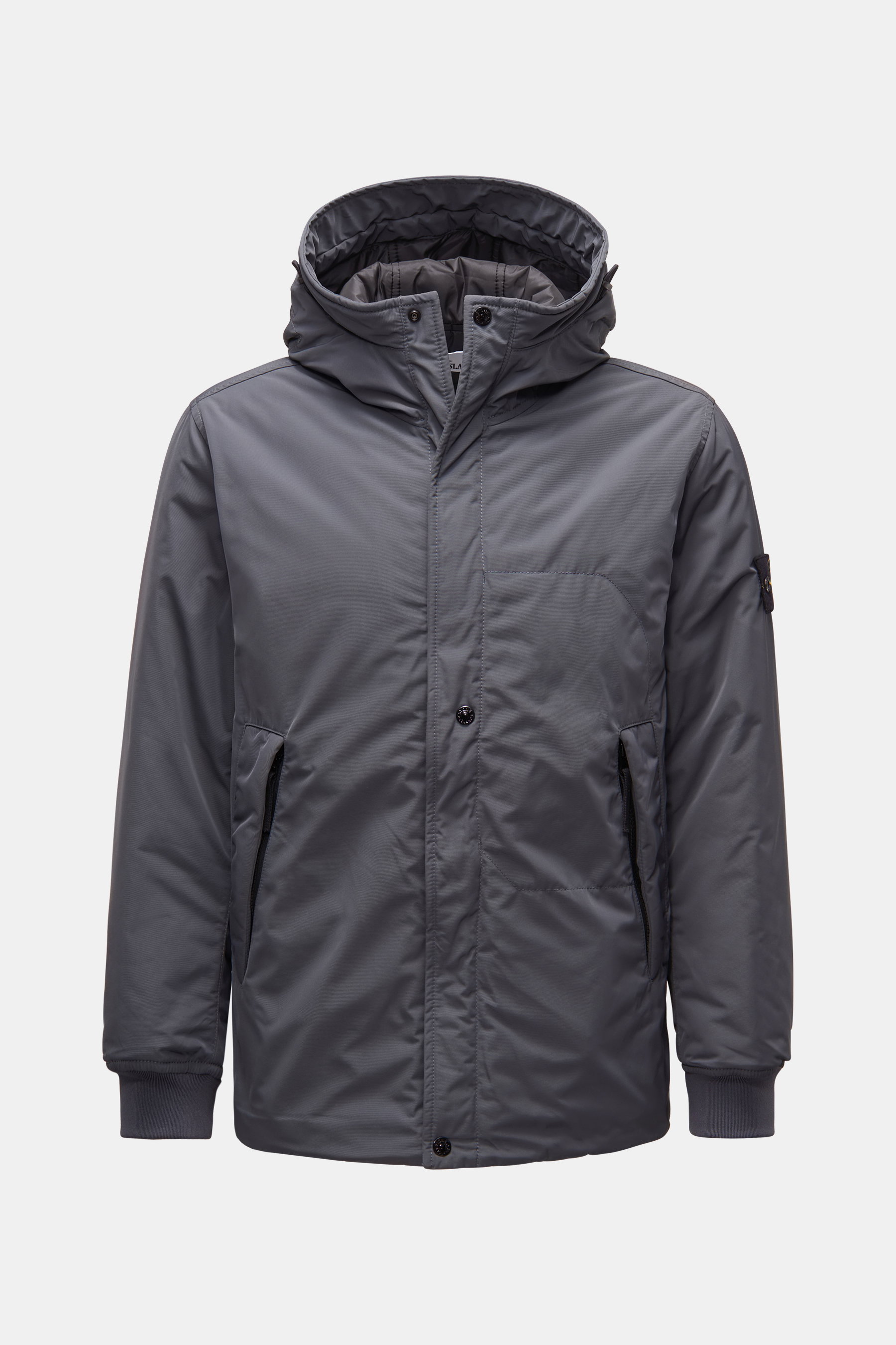 Stone Island Jacke 'Micro Twill with Primaloft Insulation Technology' grau
