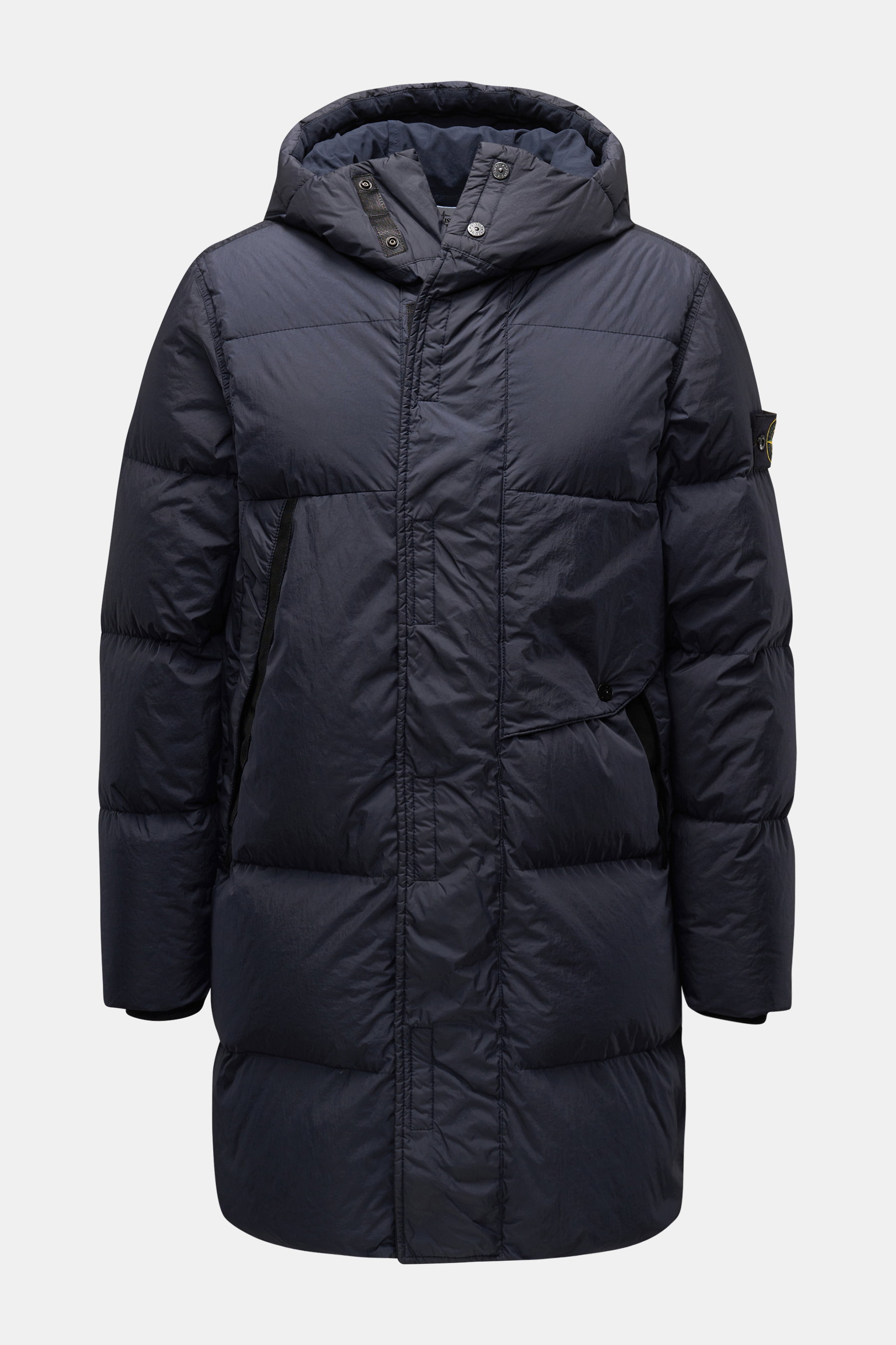 Stone Island Daunenparka 'Garment Dyed Crinkle Reps R-NY Down' navy
