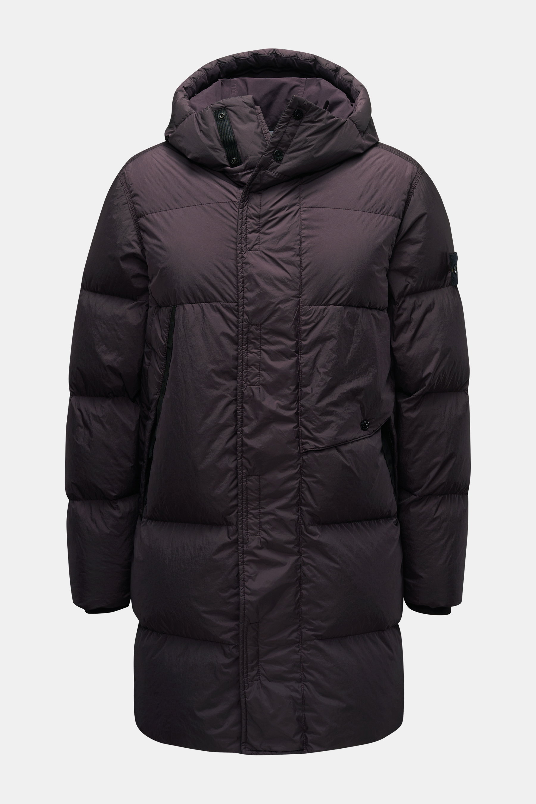 Stone Island Daunenparka 'Garment Dyed Crinkle Reps R-NY Down' violett