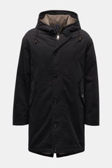 04651/ A trip in a bag Parka 'Waxed Cotton' dark navy
