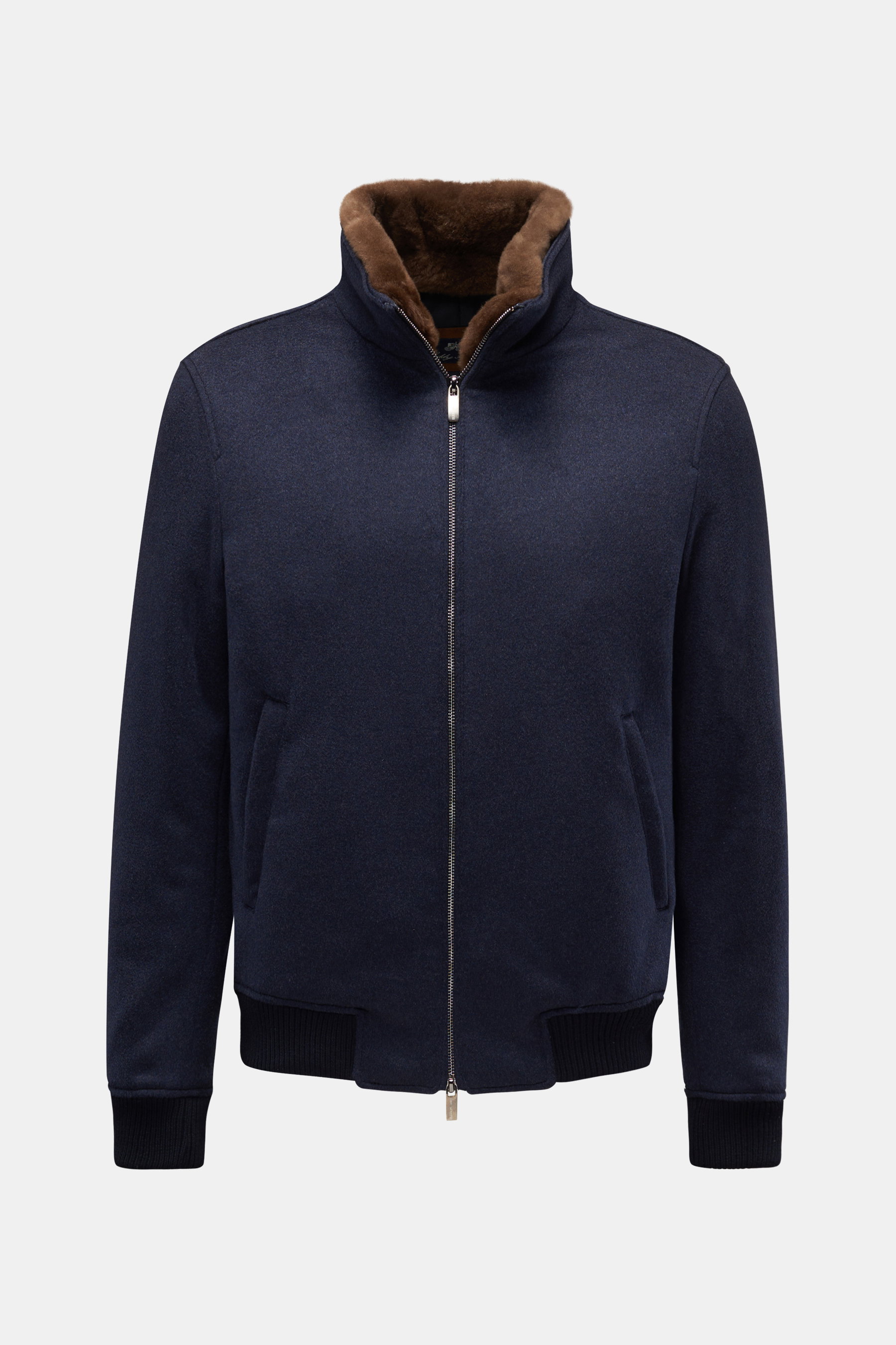 Eddy Monetti Cashmere Blouson 'Zeus Tiberio' navy