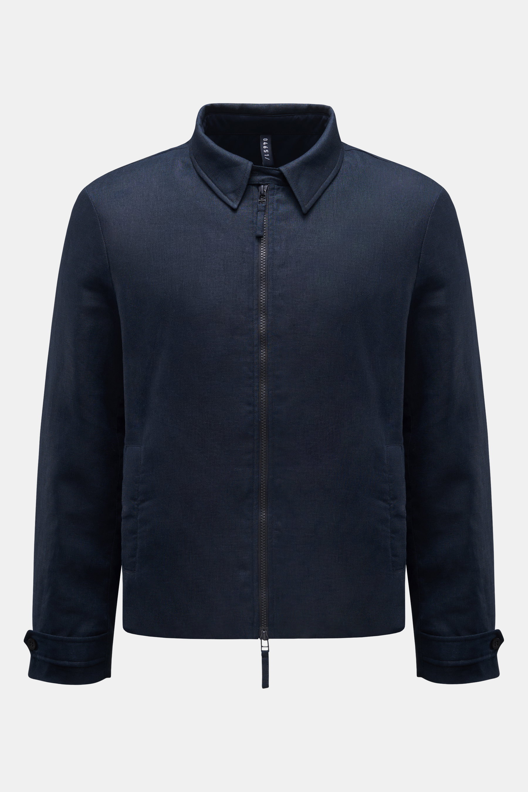 04651/ A trip in a bag Jacke 'Linen Blouson' navy