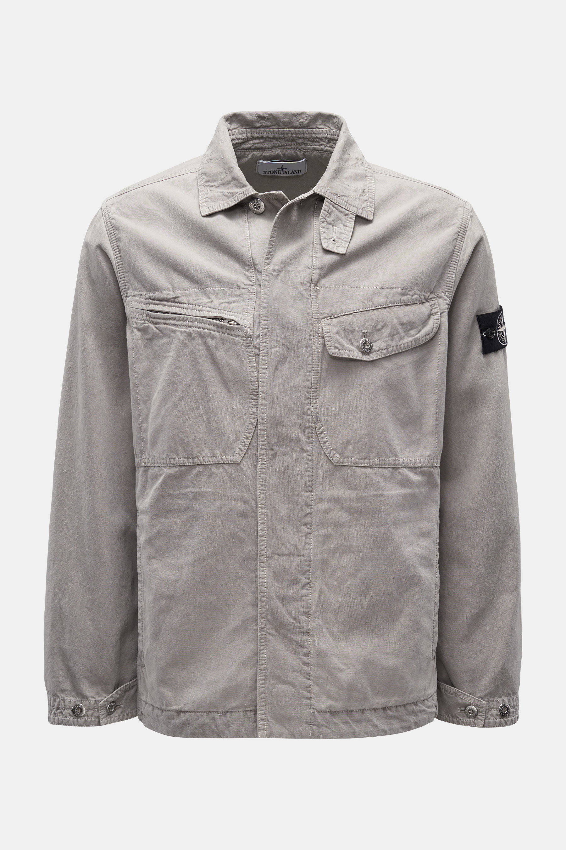 Stone Island Jacket 'Closed Loop Tinto Terra' grey