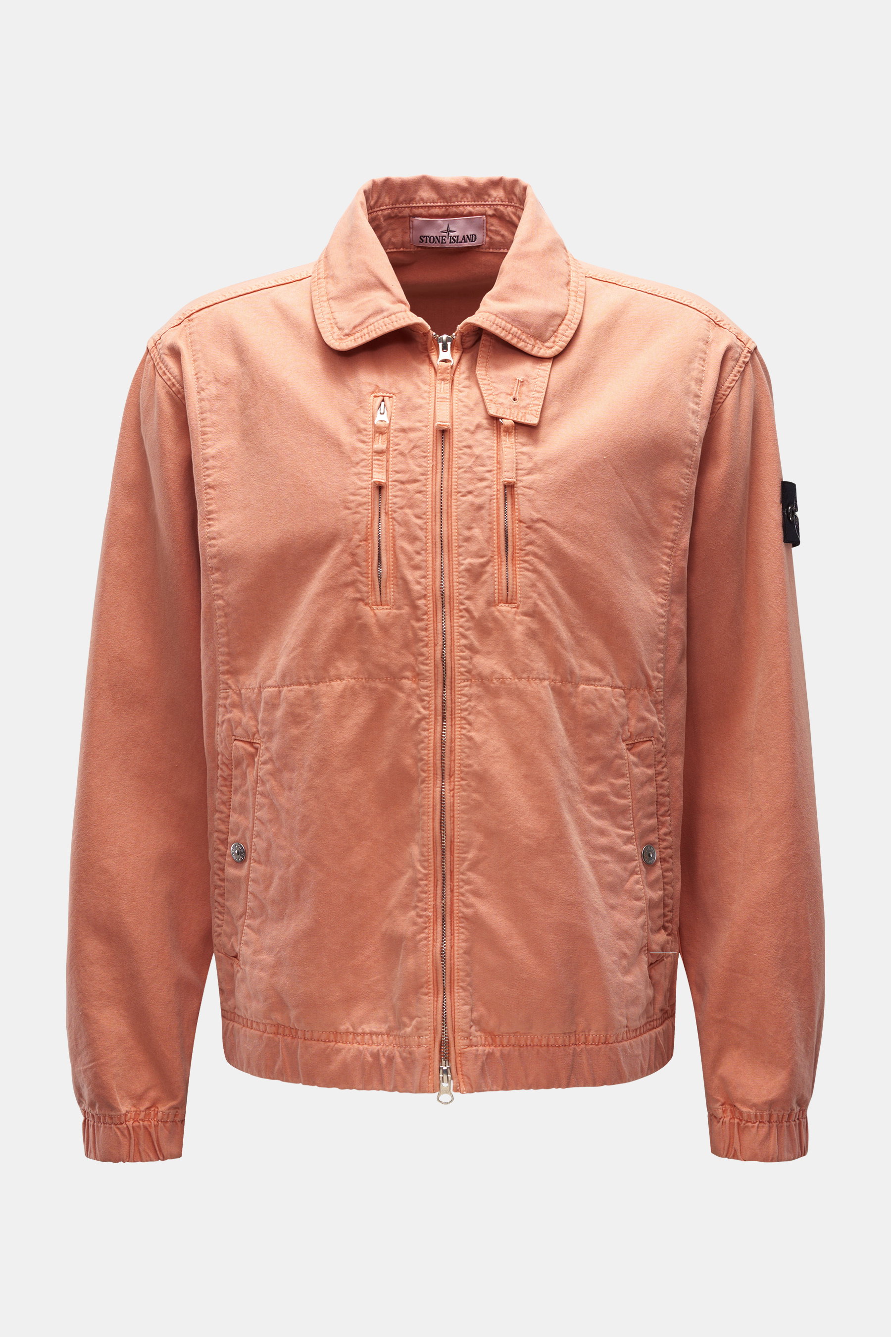 Stone Island Blouson 'Closed Loop Tinto Terra' orange