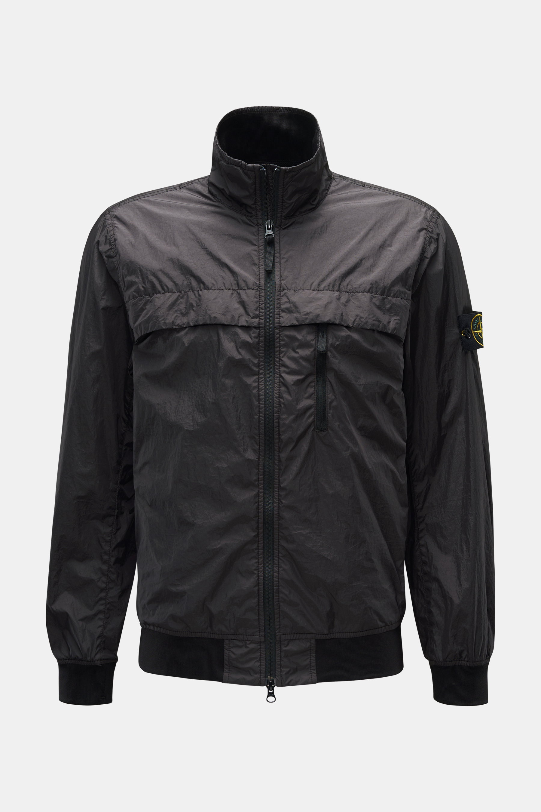 Stone Island Blouson 'Garment Dyed Crinkle Reps R-NY' anthrazit