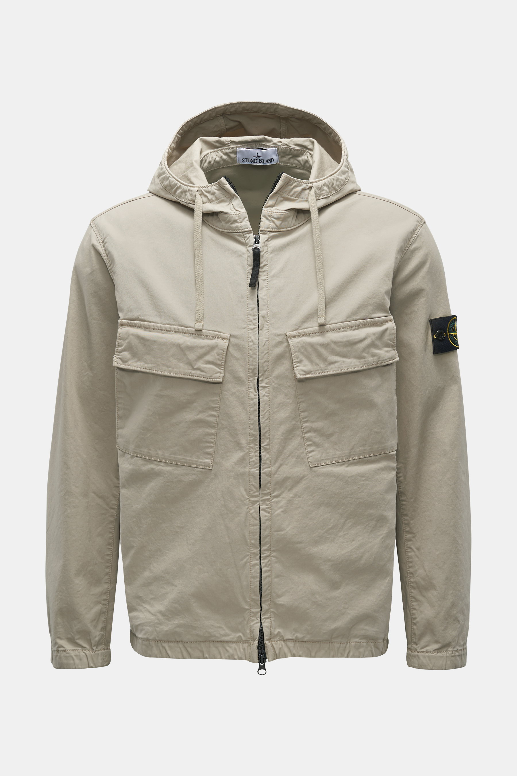 Stone Island Jacke 'Cotton Twill' beige