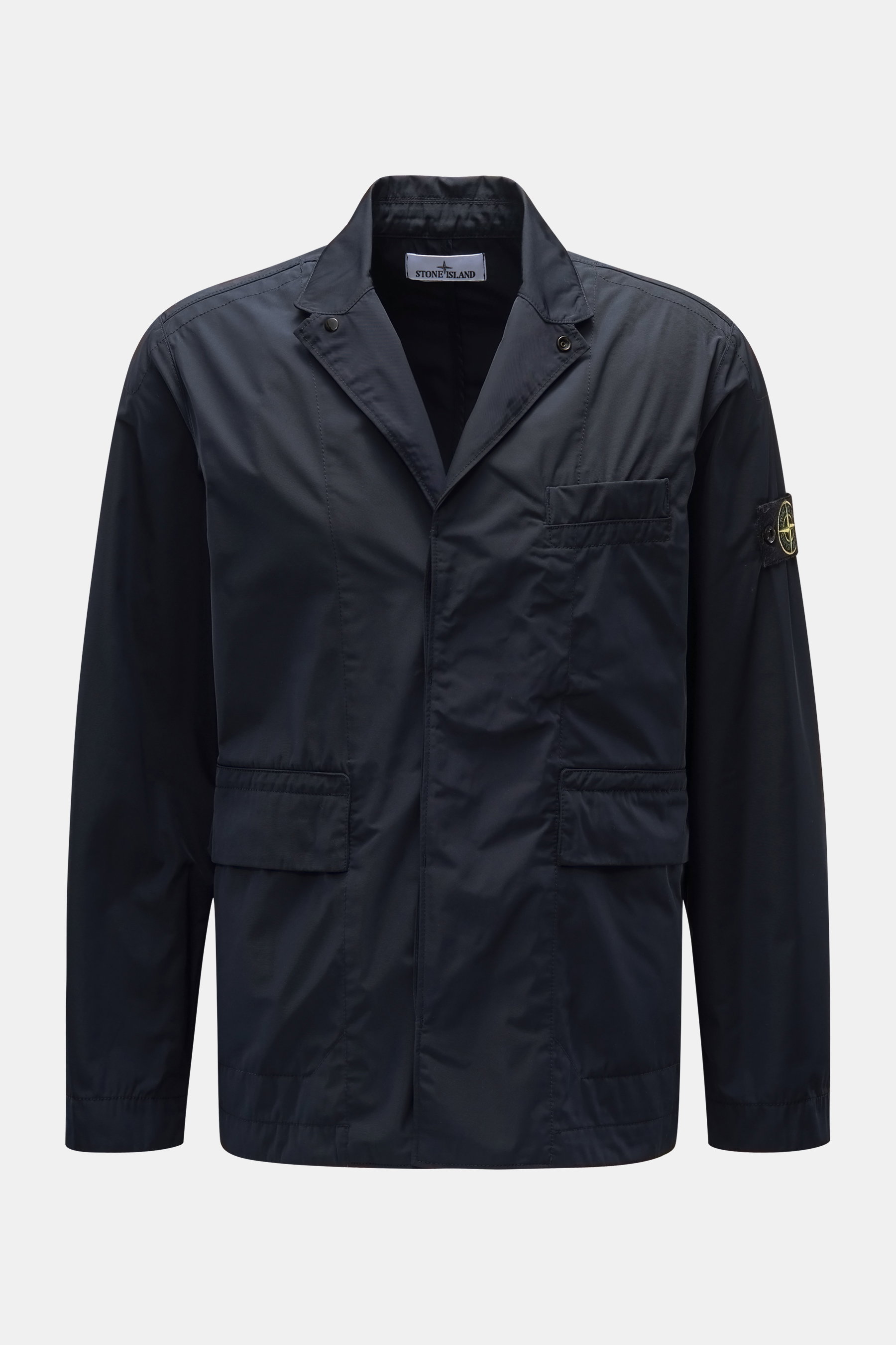 Stone Island Jacke 'Micro Twill' navy