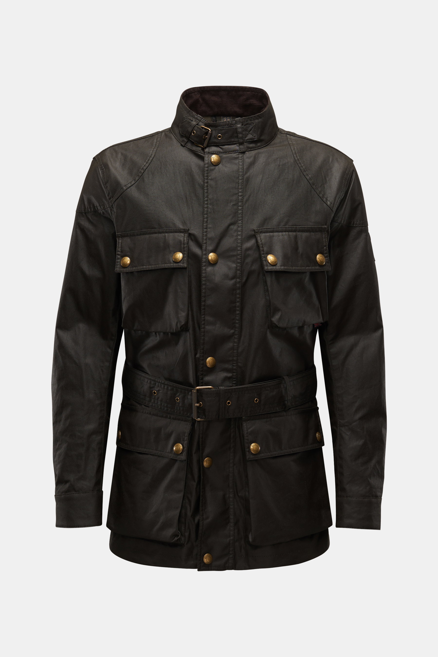 Belstaff Wachsjacke 'Trialmaster' dark olive
