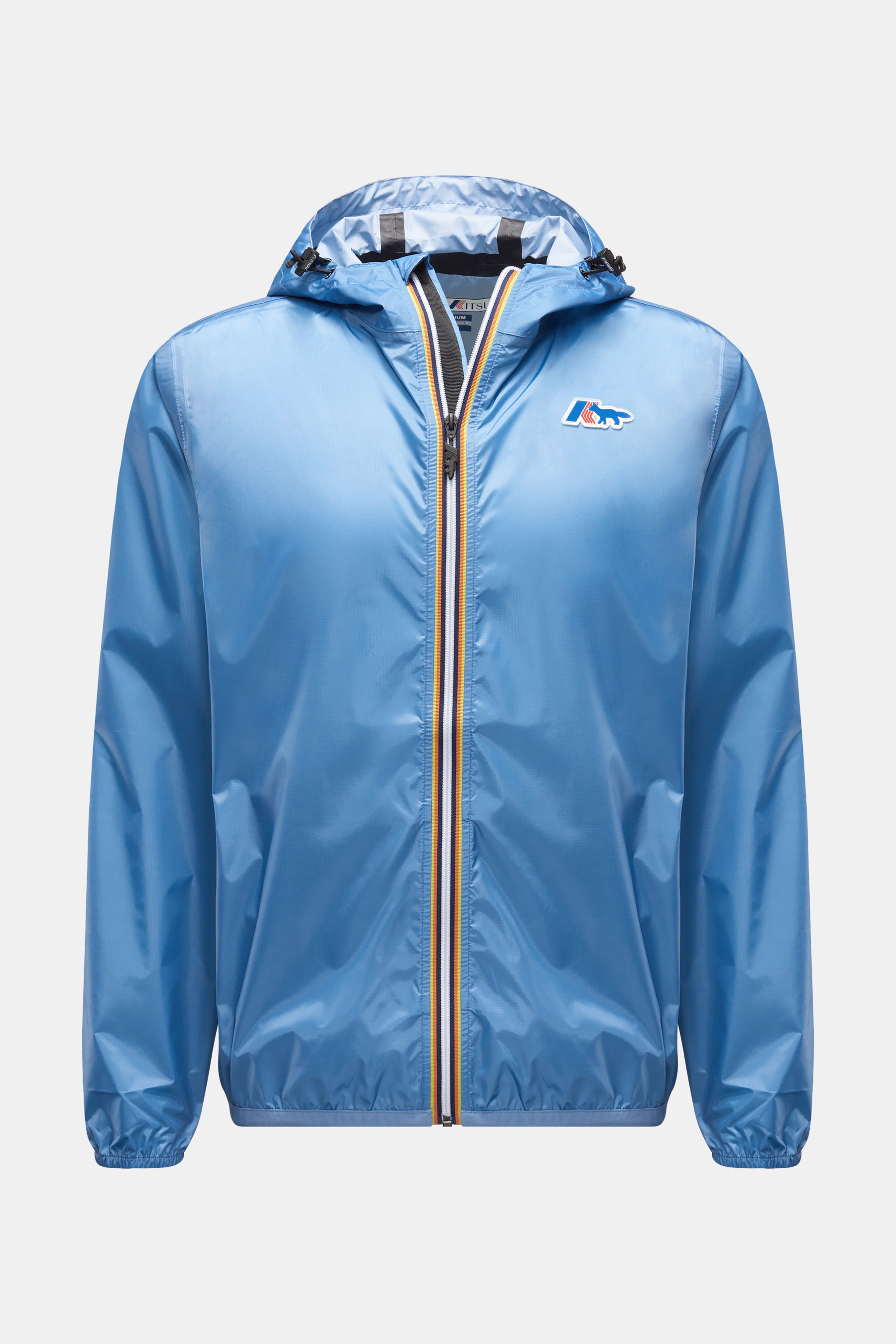 Maison Kitsuné Regenjacke blau
