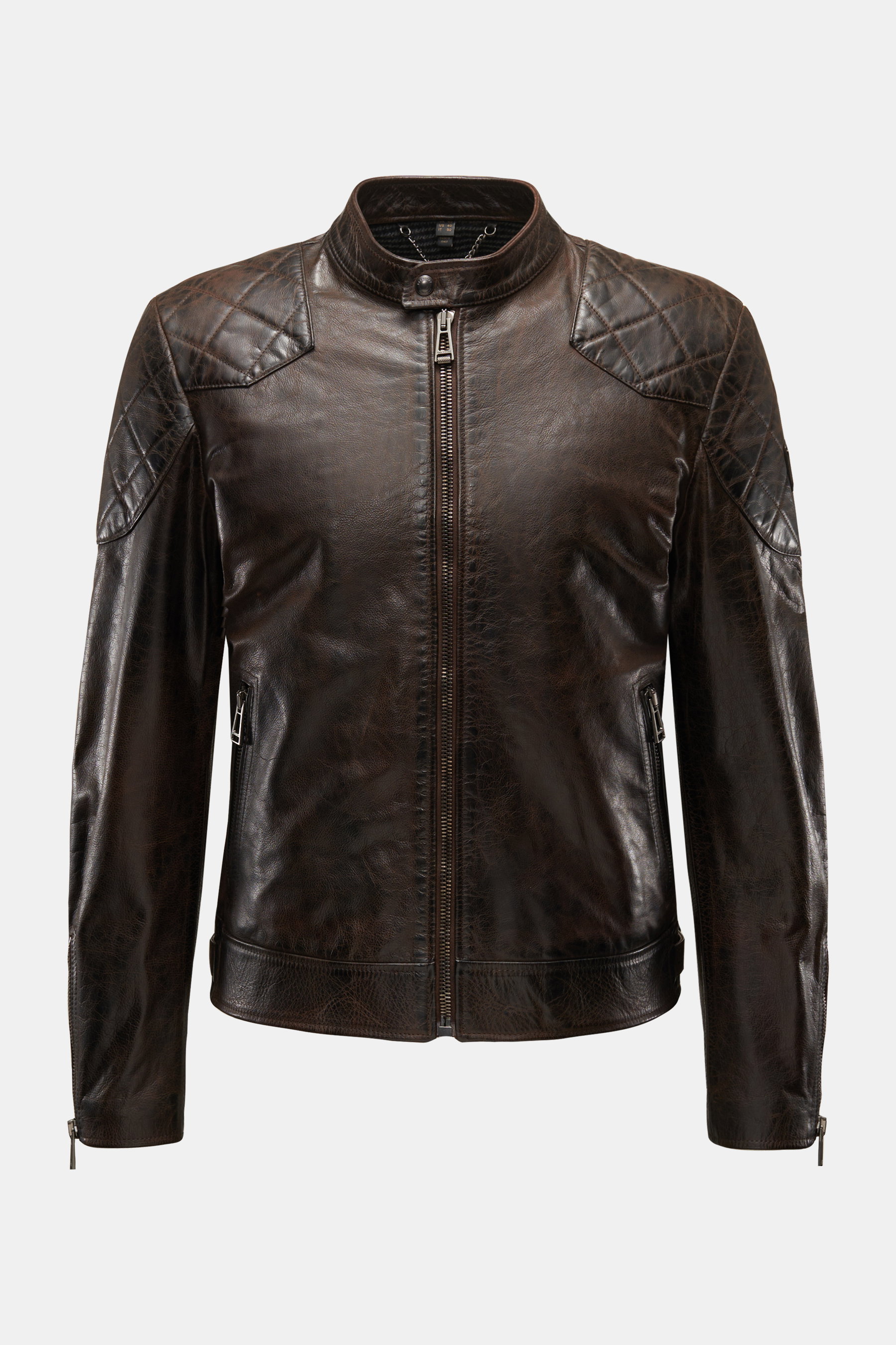 Belstaff Lederjacke 'Legacy Outlaw' dunkelbraun