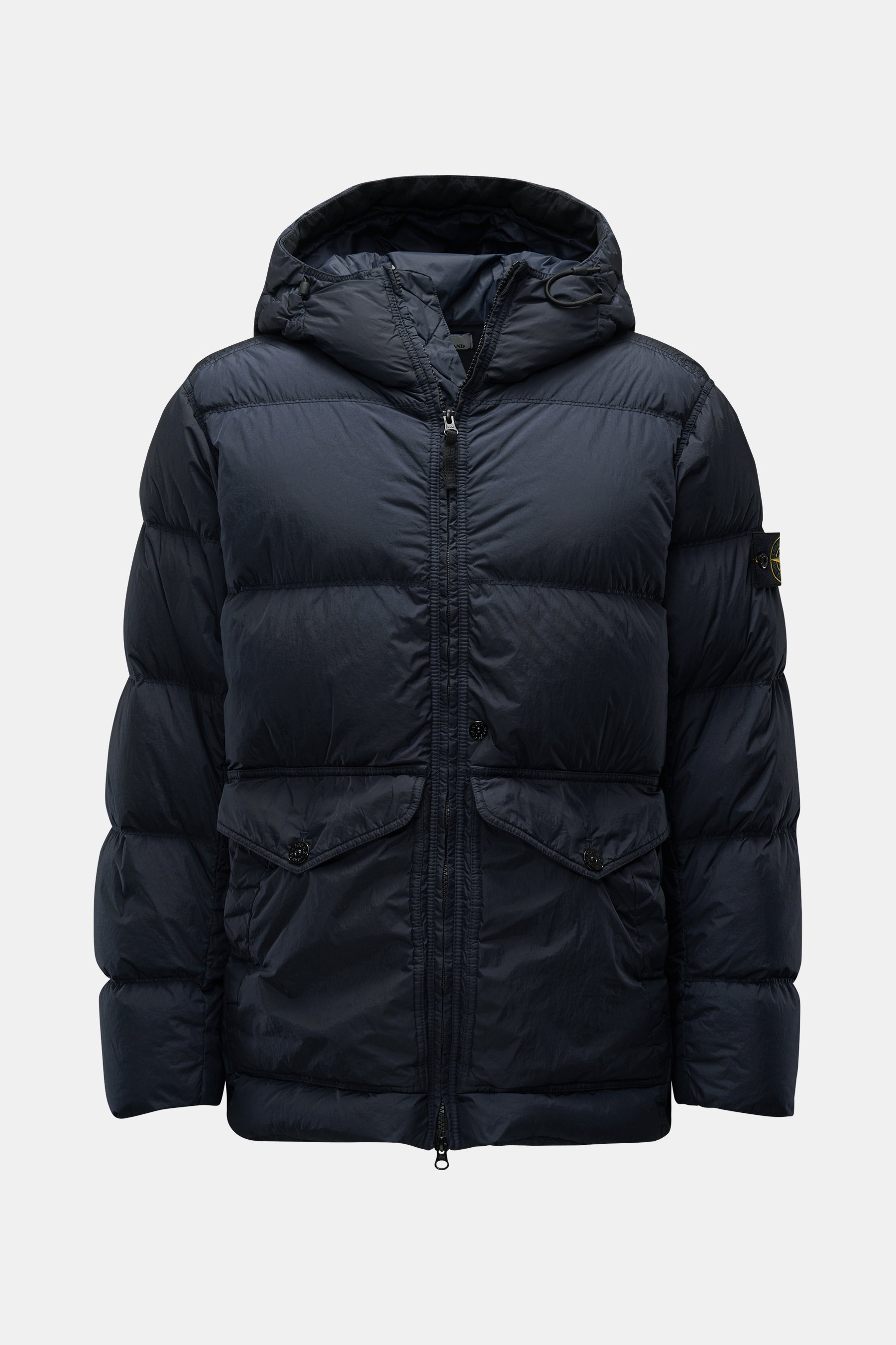 Stone Island Daunenjacke 'Garment Dyed Crinkle Reps R-NY Down' navy