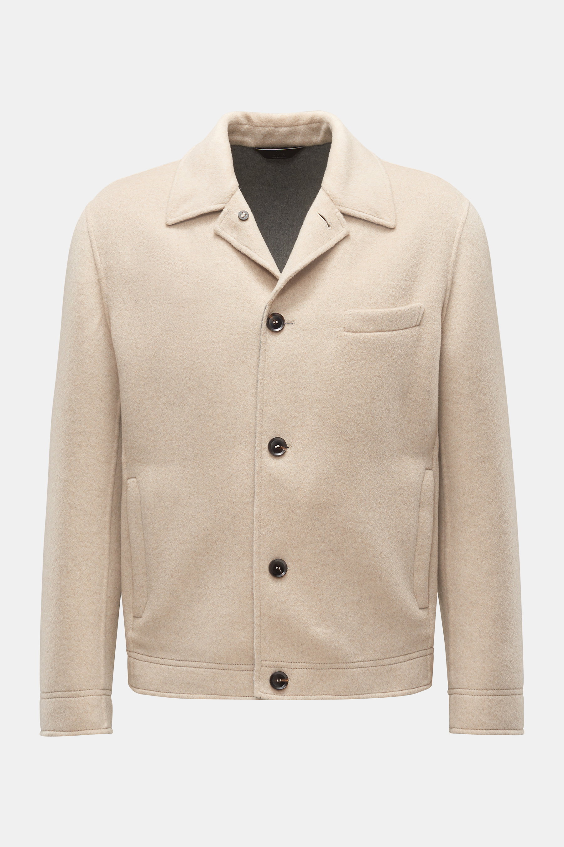 Brioni Cashmere Jacke beige