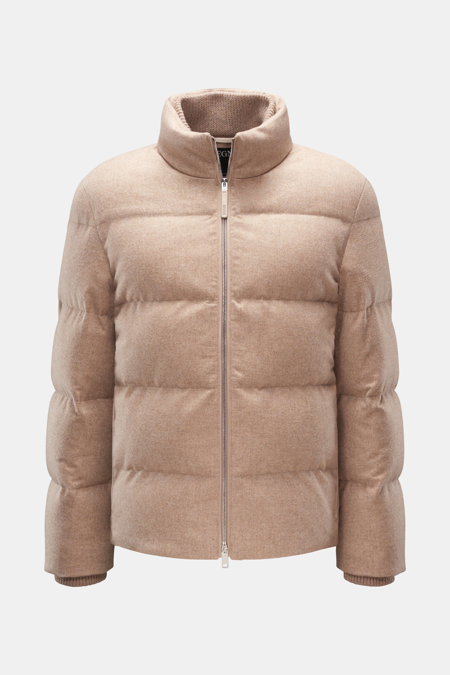 Zegna Cashmere down jacket beige mottled