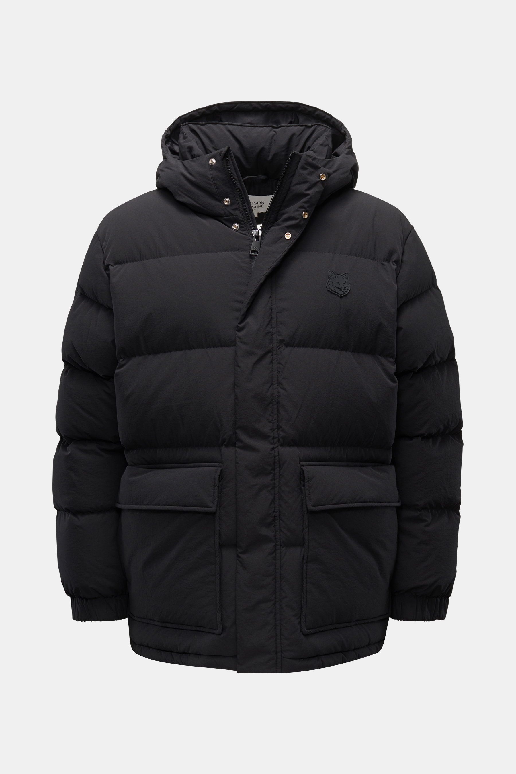 Maison Kitsuné Daunenjacke schwarz