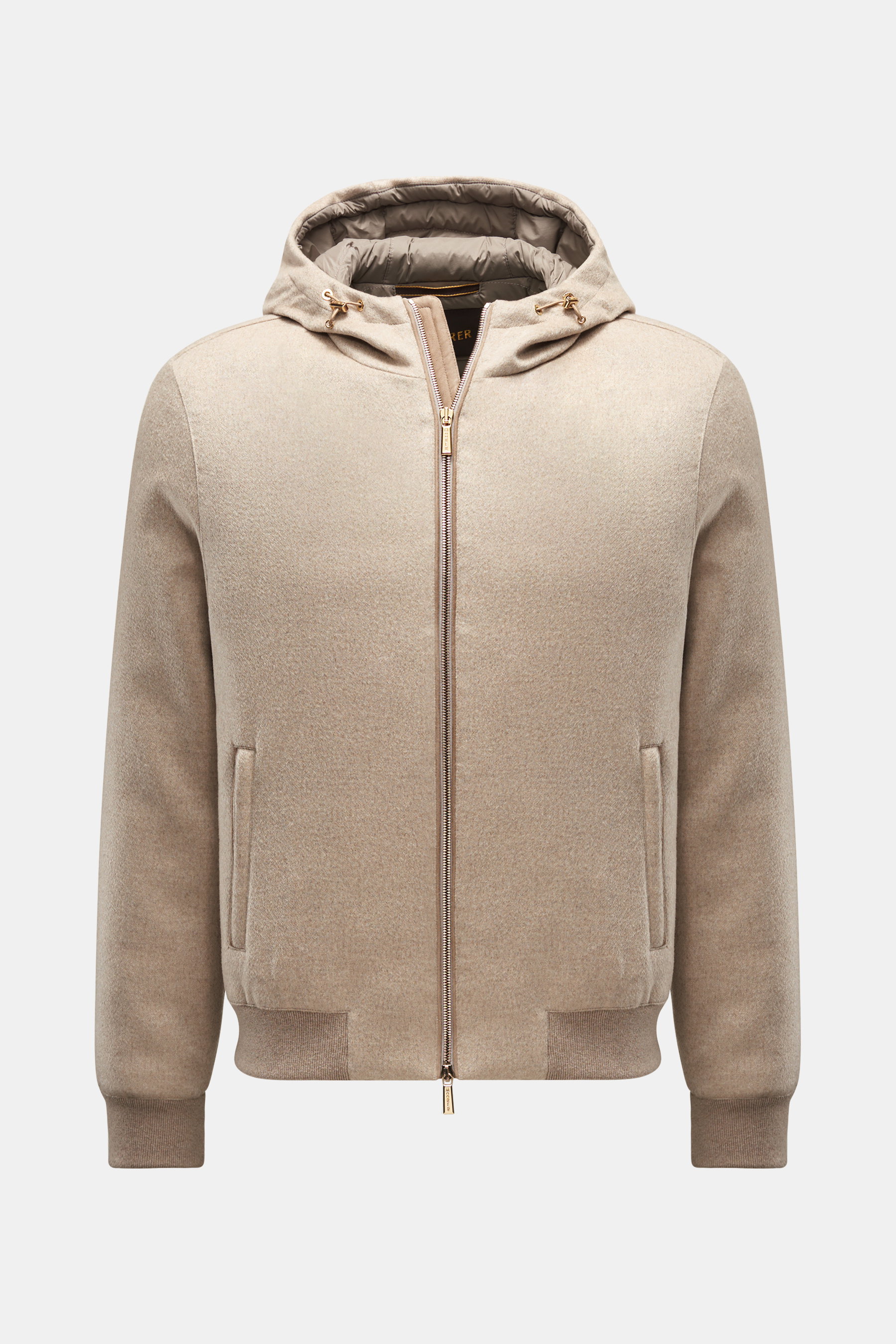Moorer Cashmere Daunenblouson 'Brigno' beige