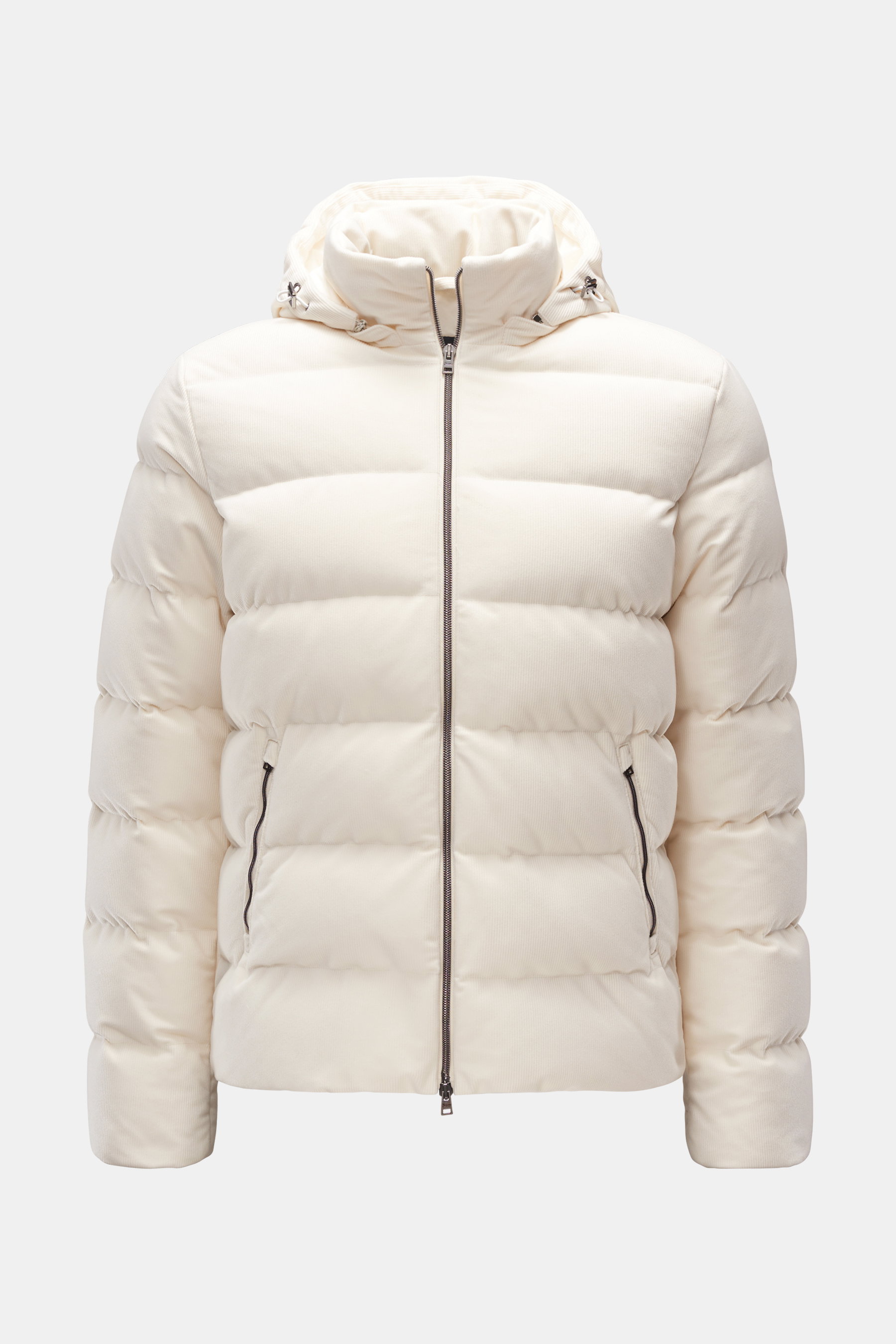 Herno Cord Daunenjacke creme
