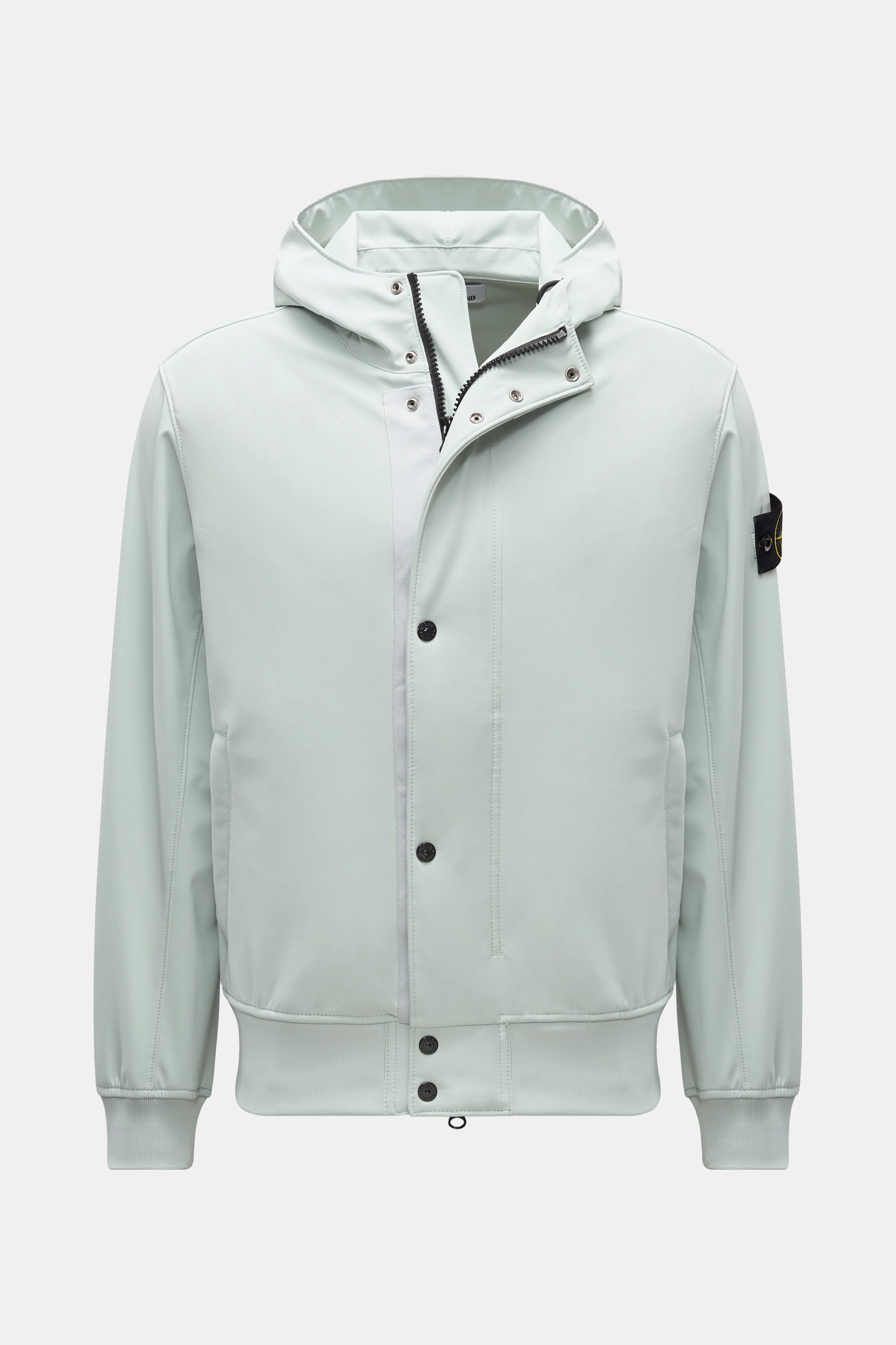 Stone Island Softshell-Blouson 'Light Soft Shell-R e.dye Technology' pastellblau