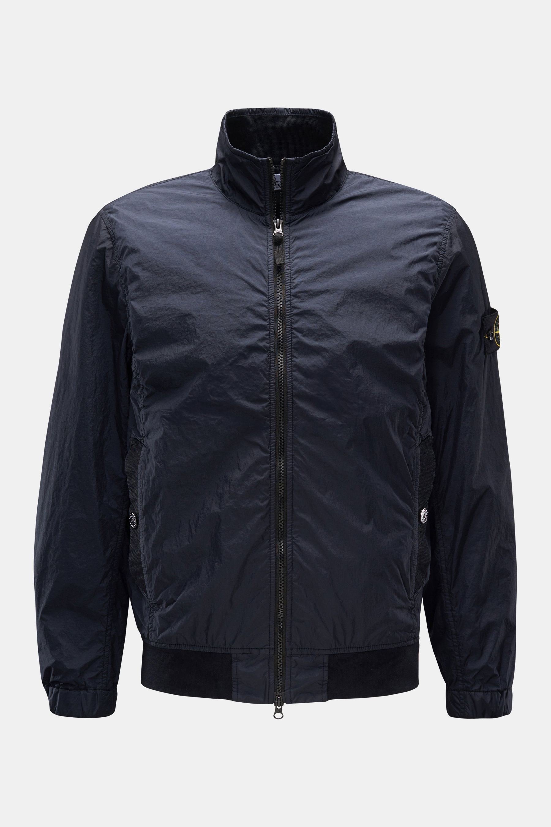Stone Island Blouson 'Garment Dyed Crincle Reps NY' dark navy