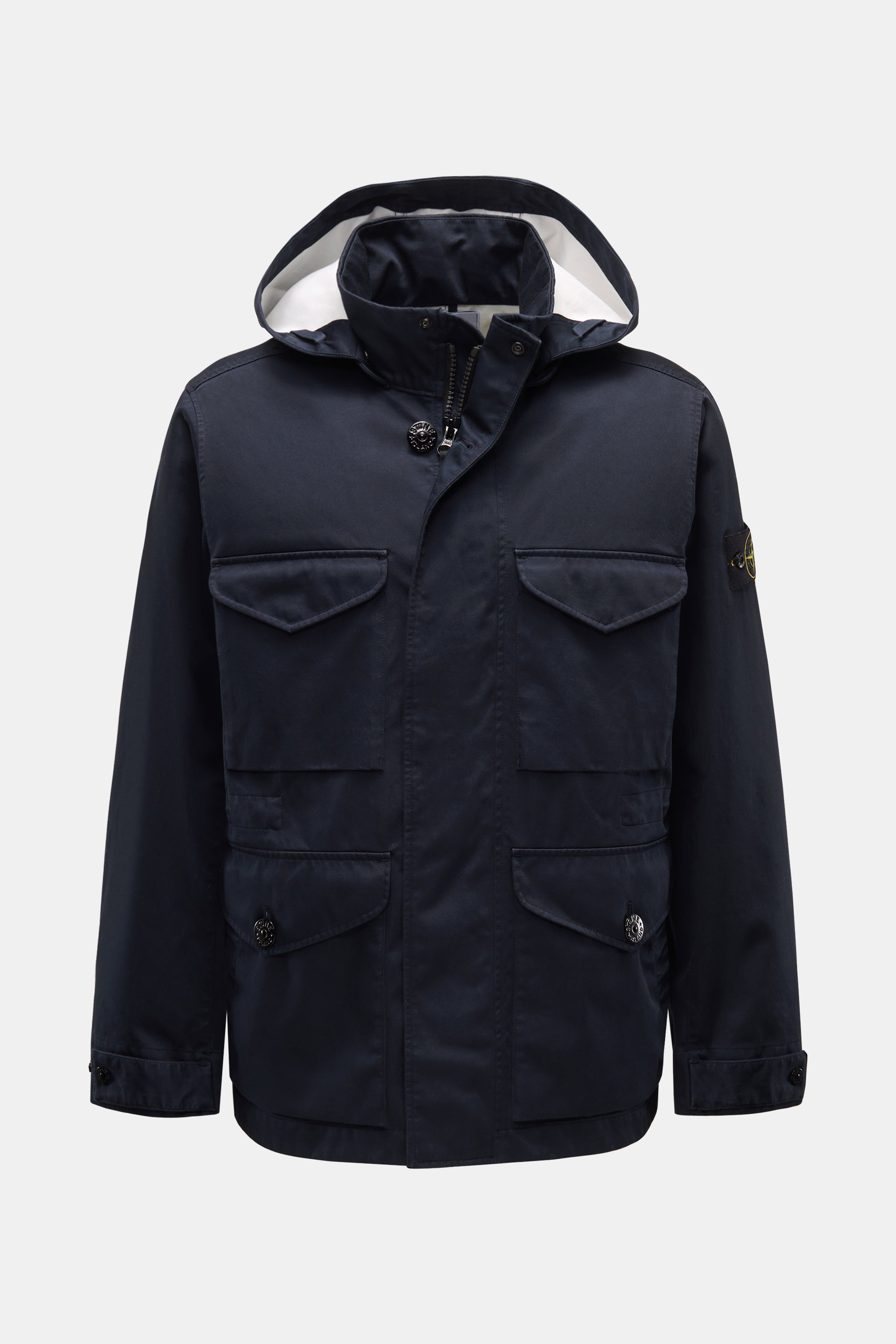 Stone Island Jacke 'Raso Gommato 3L' navy