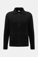 04651/ A trip in a bag Cardigan 'Boiled Blouson' schwarz