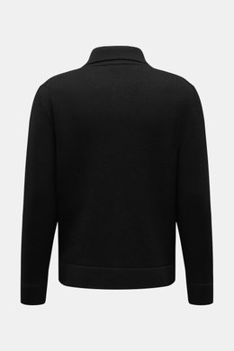 04651/ A trip in a bag Cardigan 'Boiled Blouson' schwarz