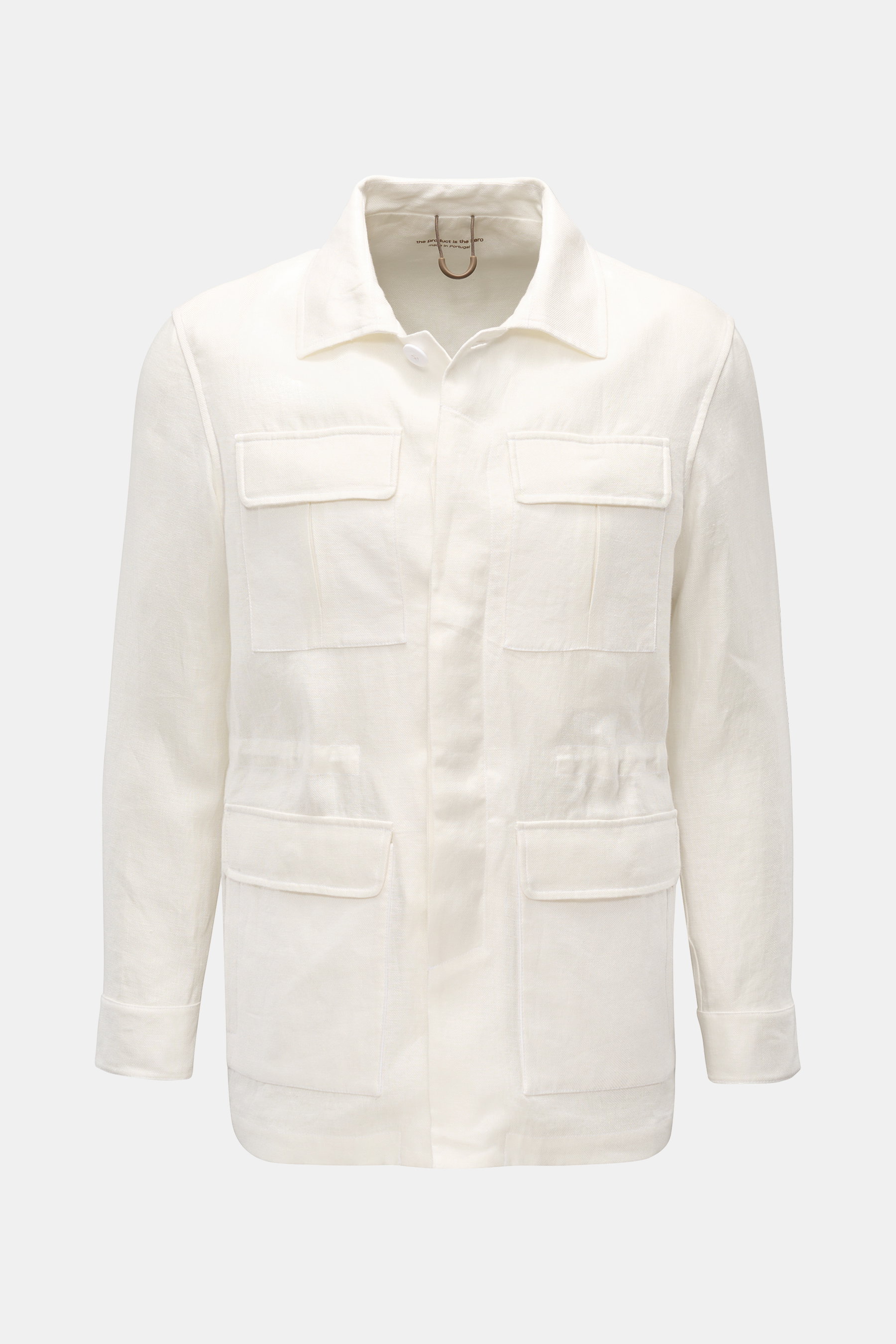 The Product is the Hero Leinenjacke 'Dexter' offwhite