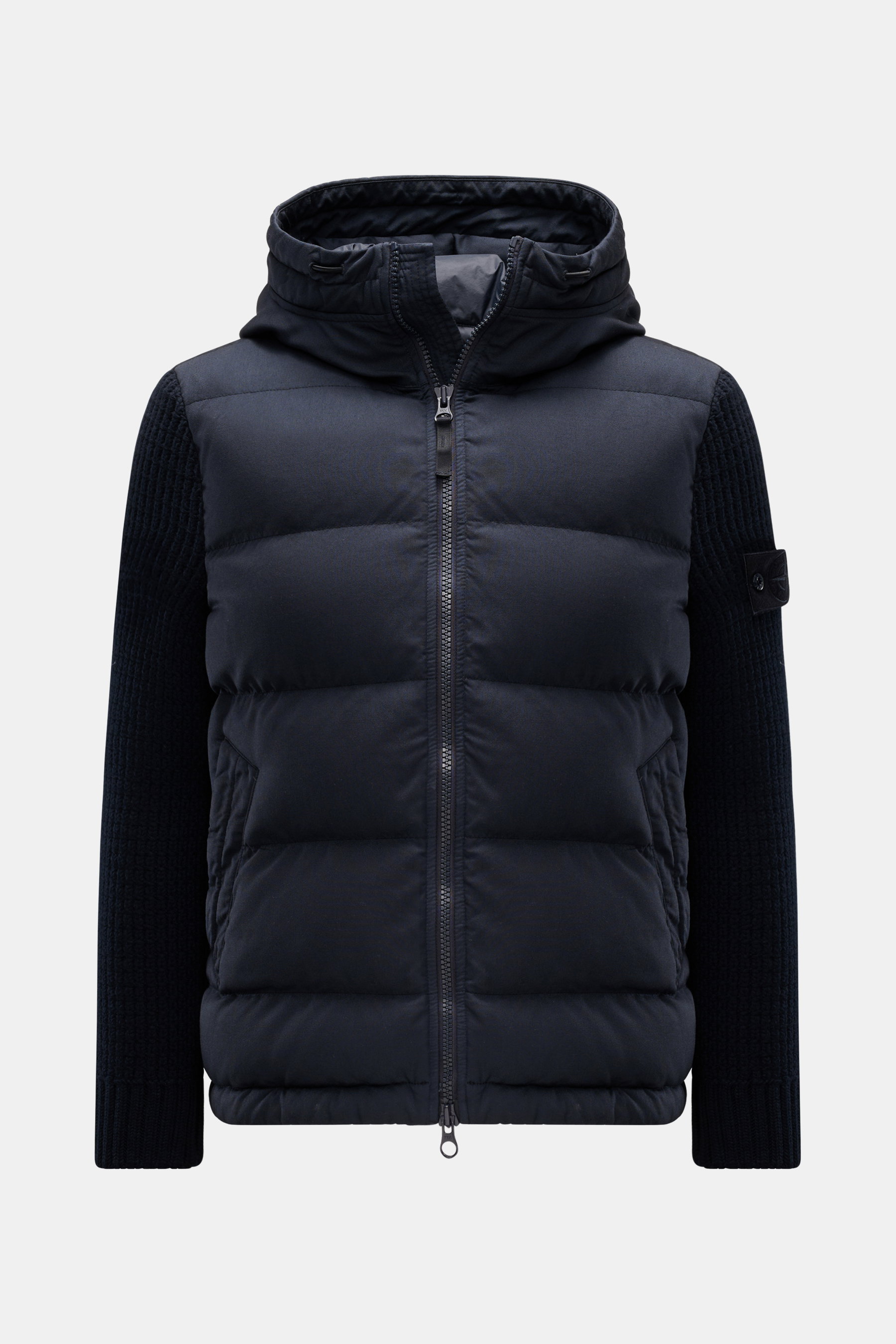 Stone Island Daunenjacke 'Twill Wool-TC Ghost Piece' navy
