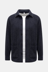 04651/ A trip in a bag Frottee-Overshirt 'Terry Jacket' navy