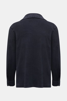 04651/ A trip in a bag Frottee-Overshirt 'Terry Jacket' navy