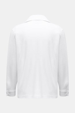 04651/ A trip in a bag Frottee-Overshirt 'Terry Jacket' weiß