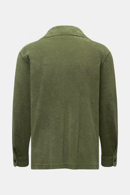 04651/ A trip in a bag Frottee-Overshirt 'Terry Jacket' oliv