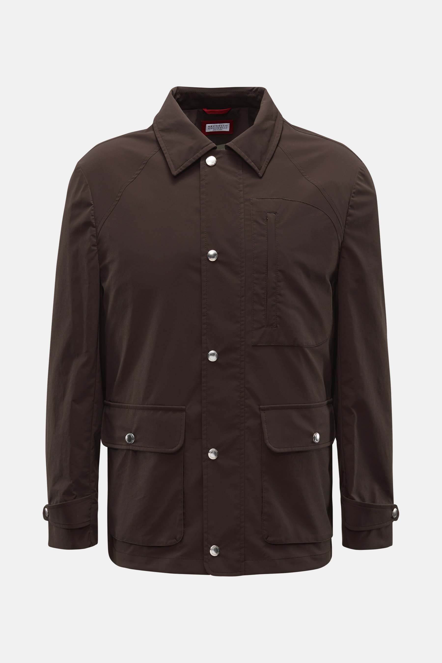 Brunello Cucinelli Jacke dunkelbraun