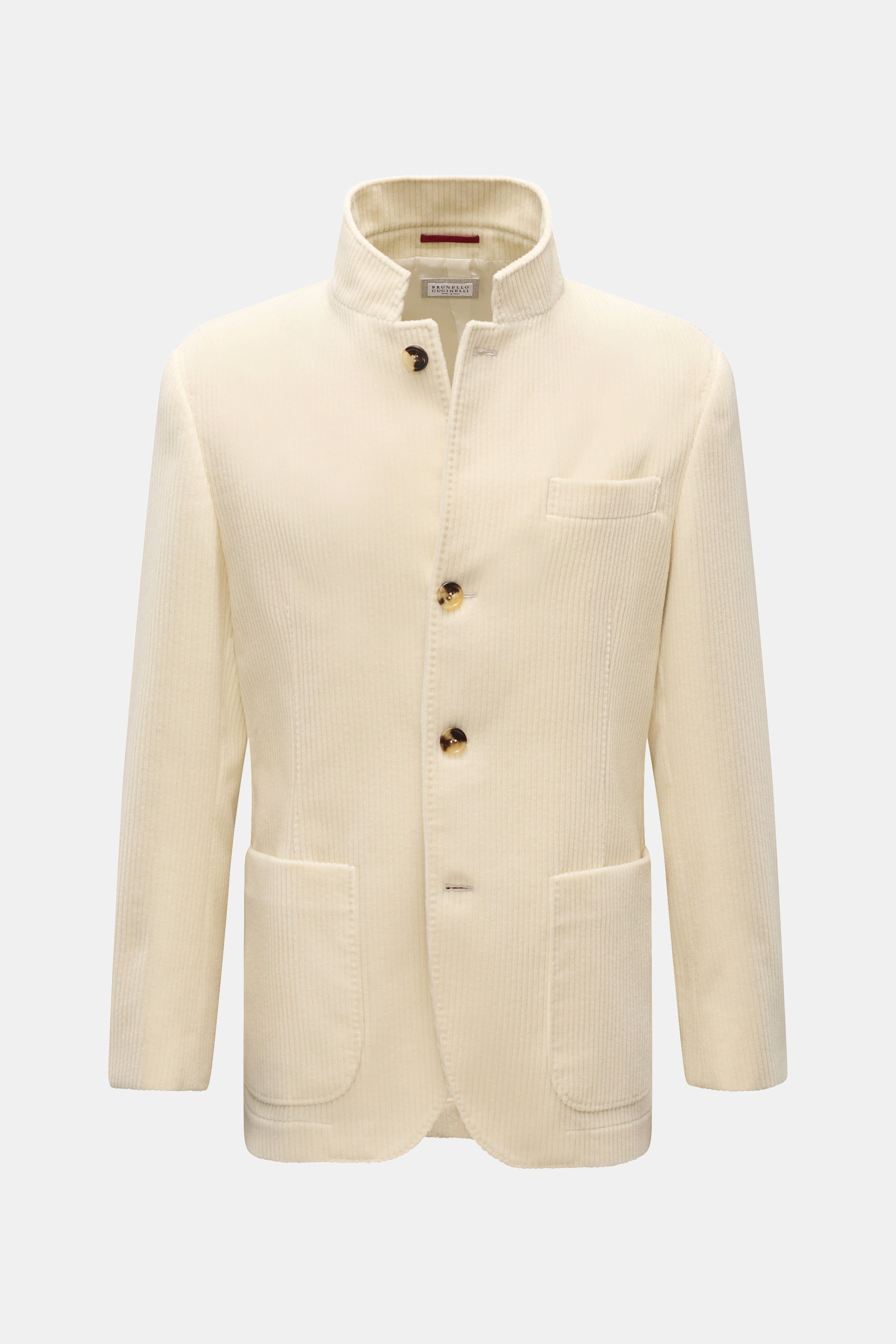 Brunello Cucinelli コーデュロイジャケット BRUNELLO CUCINELLI cashmere corduroy jacket cream