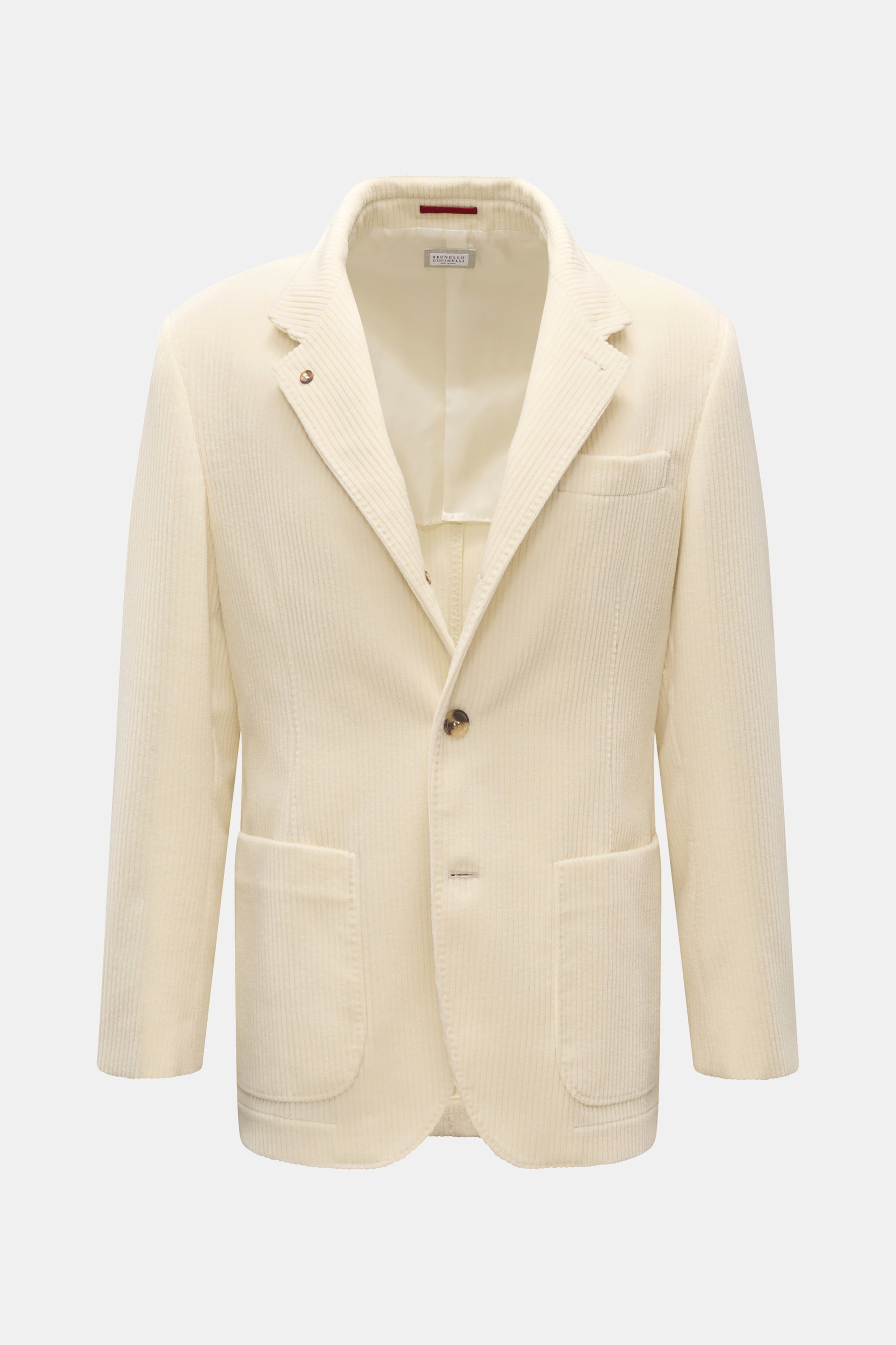 BRUNELLO CUCINELLI cashmere corduroy jacket cream