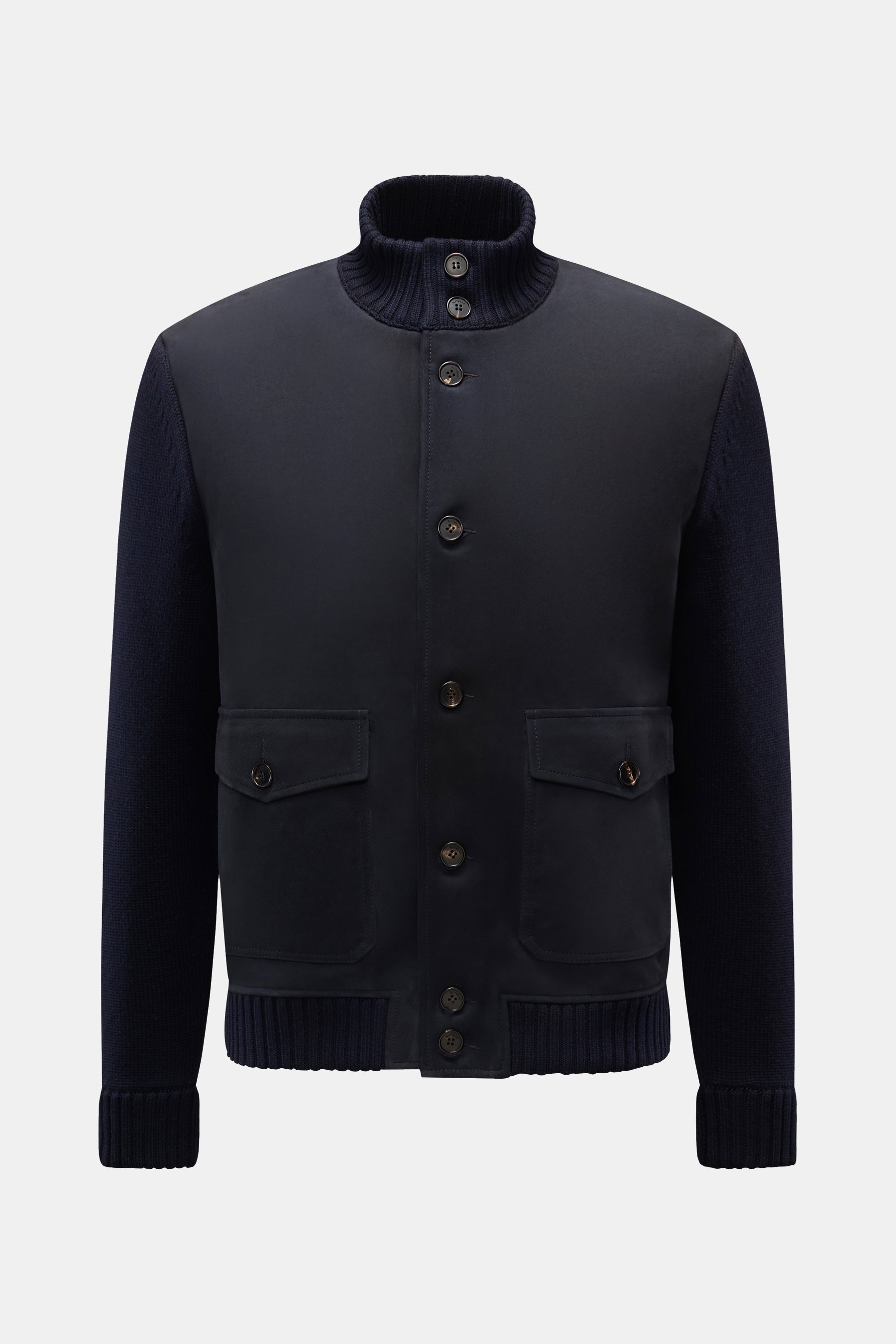 Zanone Strickblouson navy