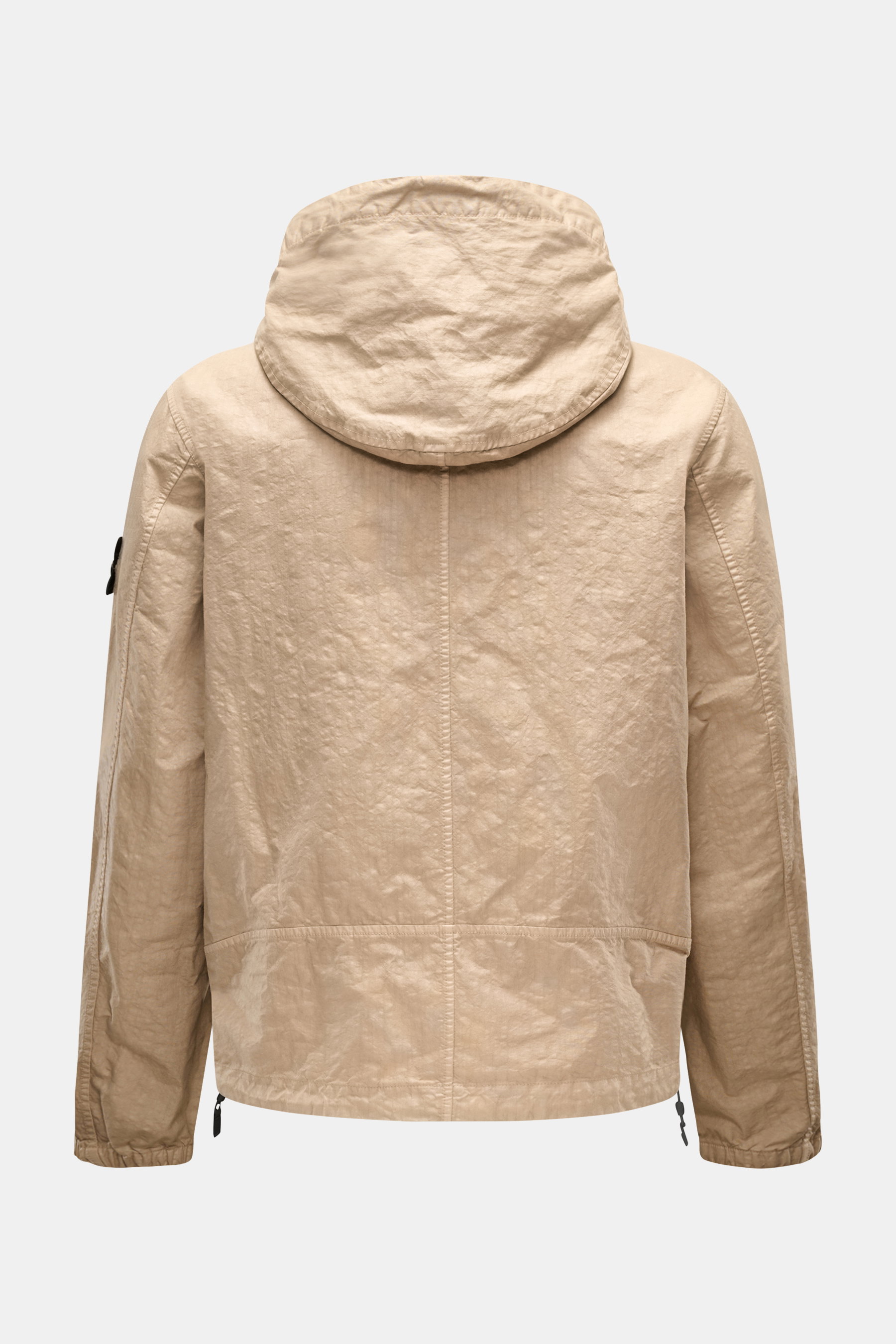 STONE ISLAND jacket 'Organic-Look Nylon Panama-TC' beige