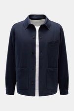 04651/ A trip in a bag Seersucker-Overshirt navy