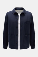 04651/ A trip in a bag Seersucker-Overshirt navy