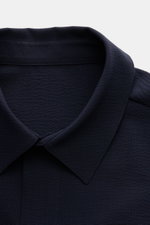 04651/ A trip in a bag Seersucker-Overshirt navy