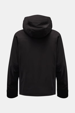 Canada Goose Jacke 'Rupert' schwarz, Rückansicht, funktionale Übergangsjacke mit Kapuze, wasserdicht, Slim Fit, zwei-Wege-Reißverschluss, verstellbar.