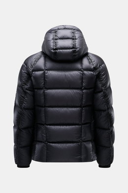 C.P. Company Daunenjacke 'DD-Shell' navy von hinten, wärmend, wind- und wasserabweisend, mit Kapuze, Raglanärmeln, Slim Fit, Daunenfüllung.