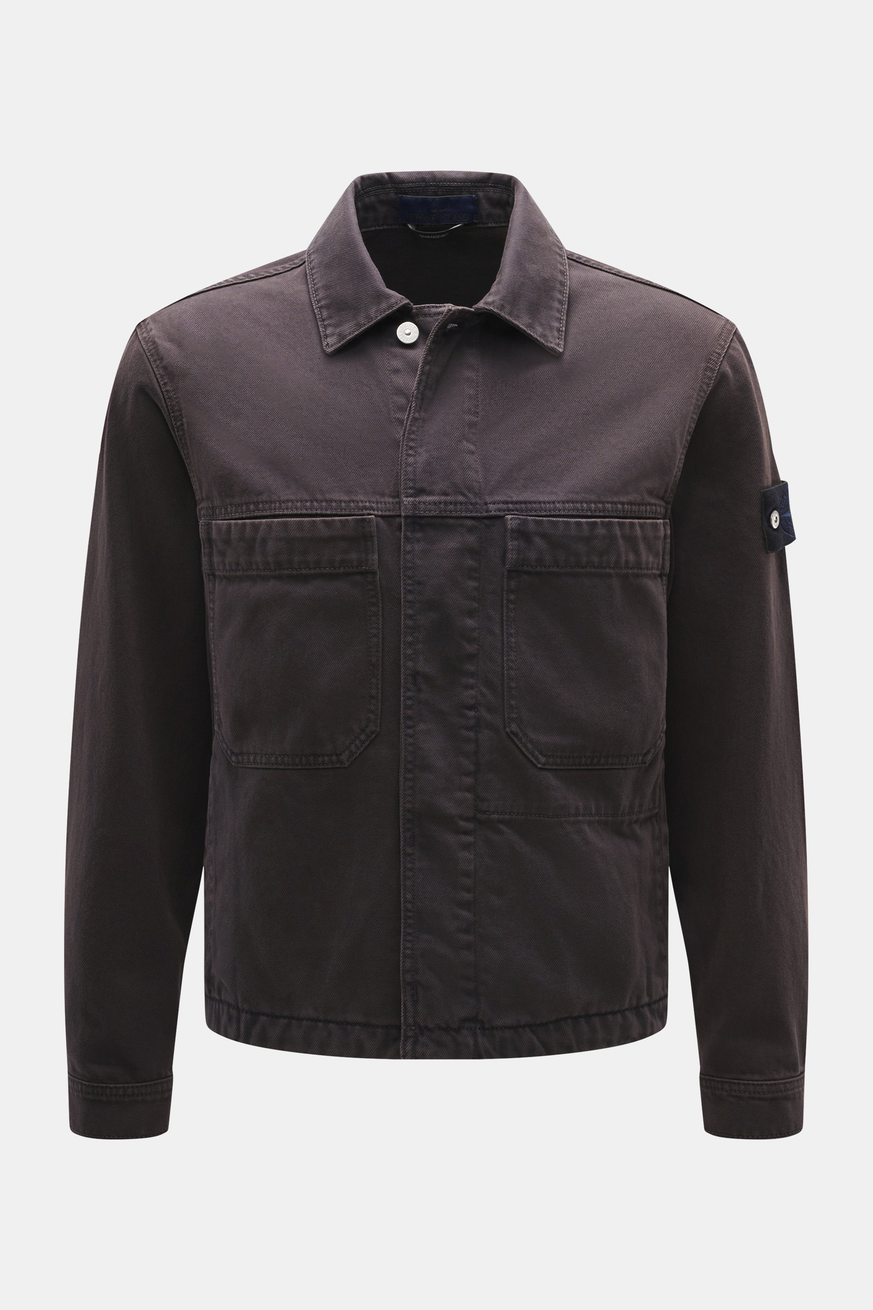 Stone Island Jeansjacke 'Light Bull Denim-TC' dunkelbraun