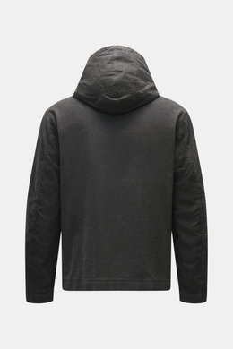 Stone Island Jacke 'No Seasons Tela Resinata' dunkelgrau